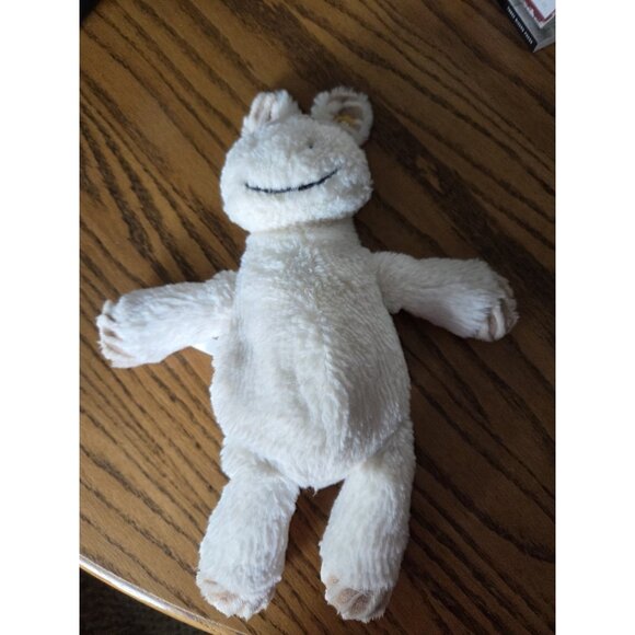 Steiff  Soft Cuddly Friends Stripie Zebra Cream Stuffed Plush 12" NO Ear Ribbon - Picture 1 of 5